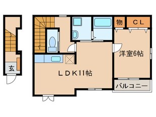 スカイハイツの物件間取画像